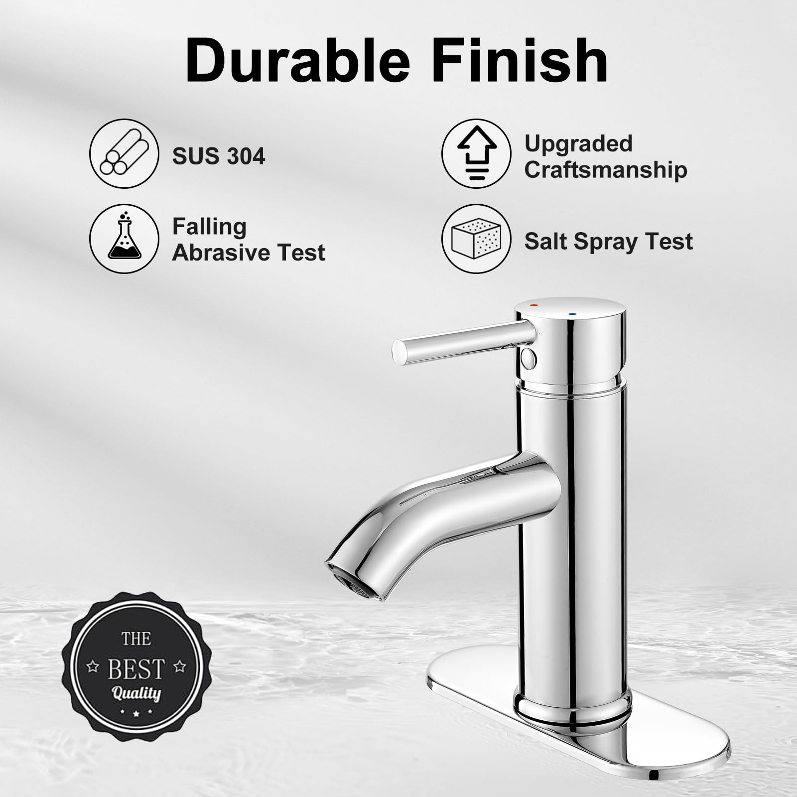 Black Bathroom Faucet Single Handle Bathroom Sink Faucet with Pop-up Drain Rv Lavatory Vessel Faucet Basin Mixer Tap with Deck Plate