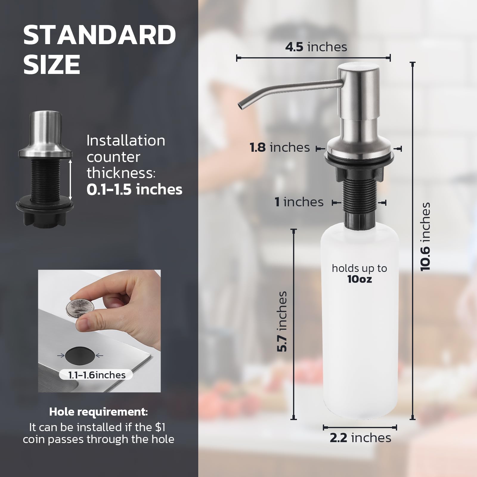 WEWE Kitchen Faucets with Pull Down Sprayer Commercial Industrial Stainless Steel Single Handle Single Hole Spring Farmhouse RV Sink Faucet, Matte Black